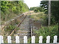 SP7126 : Railway track heading towards Winslow by Jon S