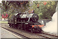 SO7483 : Highley Station under The Hanging Baskets by Neil Kennedy