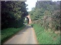 TM3974 : Railway Bridge over Edwards Lane, Bramfield by Geographer