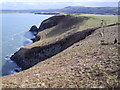 SN0141 : Above Pwll Glas on Dinas Head by Natasha Ceridwen de Chroustchoff