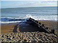 TQ6503 : A Groyne at Pevensey Bay by Ian Rushin