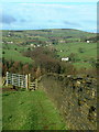 SE0320 : Calderdale Way descending towards Mill Bank by Nigel Homer