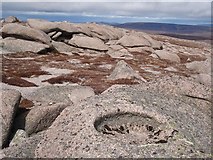  : Potholed rocks on Creag Mhor by Tony Kinghorn