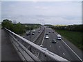  : The M1 Motorway Looking South at Tathall End by Nigel Stickells