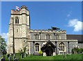 TL1623 : St Mary, King's Walden, Herts (set of 2 images) by John Salmon