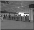 NZ2861 : Ticket barriers, Heworth metro station by Dr Neil Clifton