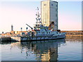 NJ4366 : H. M. Customs at  Buckie Harbour by Ann Harrison