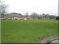 SU7208 : Looking across the rec from Bartons Road to Wakefords Way by Basher Eyre