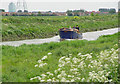 TA0835 : A small boat on the river Hull by Peter Church