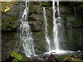 NZ0749 : Wharnley burn waterfall by brian clark