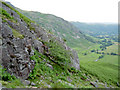 NY2705 : One of the last rock outcrops on The Band by Ian Greig