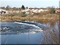 NS6561 : Weir at Carmyle by Lairich Rig