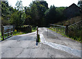 SN8681 : Cattle grid at Bwlch-y-pridd by Nigel Brown