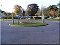 TM3877 : A144 Saxon Way Roundabout by Geographer