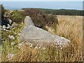 NS4581 : The Lang Cairn: possible fallen facade stone by Lairich Rig