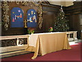 TQ2980 : Christmas altar at St James, Piccadilly by Basher Eyre