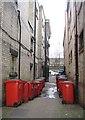 TL4558 : Red Refuse Bins by Mr Ignavy