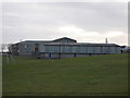 TA1080 : Back  of  Filey  School  from  playing  field by Martin Dawes