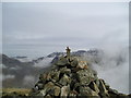 NY1708 : Cairn on Yewbarrow by Chris Holifield