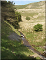 SS8994 : A glimpse of the Afon Garw near to the head of the Garw Valley by eswales