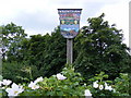 TM4982 : Wrentham Village Sign by Geographer