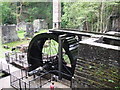 SS7799 : Waterwheel, Aberdulais Falls by Fiona Andrew