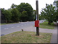 TM4170 : A12 London Road, Darsham & High Street Postbox by Geographer