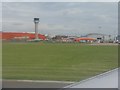 TL1220 : London Luton Airport, from the runway by M J Richardson