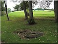 NS4972 : Millstones in Goldenhill Park by Lairich Rig