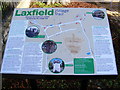 TM2972 : Laxfield Village Trail Sign by Geographer