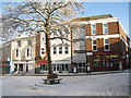 SU6351 : Basingstoke Market Place by Mr Ignavy