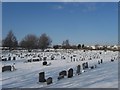 TQ2705 : Hove Cemetery in the Snow by Simon Carey