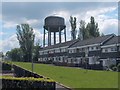 NS7654 : Water tower at Muirhouse by Lairich Rig