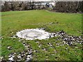 SJ9594 : Frozen Puddle by Gerald England