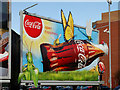 J3373 : Coca-Cola advertisement, Belfast by Albert Bridge