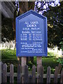 TG1506 : All Saints Church Notice Board, Little Melton by Geographer