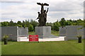 SK1814 : Polish War Memorial, near completion  (1) by Chris' Buet