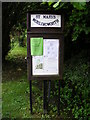 TM2368 : St.Marys Church Notice Board, Worlingworth by Geographer