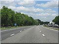 SJ7845 : M6 motorway near Madeley by J Whatley