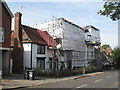 TQ7843 : Scaffolding on High Street Buildings by Oast House Archive