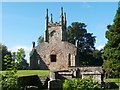 NS3477 : Cardross Old Parish Church by Lairich Rig