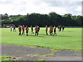 SM9310 : Football match, Glebelands, Johnston, Pembrokeshire by nick macneill