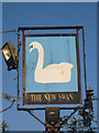 TQ7928 : The New Swan sign by Oast House Archive