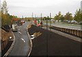 TL4454 : Start/end of Cambridge guided busway by Mr Ignavy