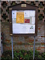 TM2952 : Ufford Village Notice Board by Geographer