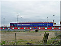 TQ4481 : Beckton Depot, Docklands Light Railway by Robin Webster