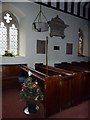 SU4932 : St Mary's, Kings Worthy: Christmas decorations by Basher Eyre