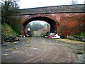 TL9149 : Ex-railway bridge by industrial estate by John Goldsmith