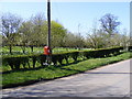 TM2754 : Pound Lane, Dallinghoo & Dallinghoo Hall Victorian Postbox by Geographer