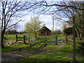 TM3168 : Footpath to Low Street & Badingham Road by Geographer